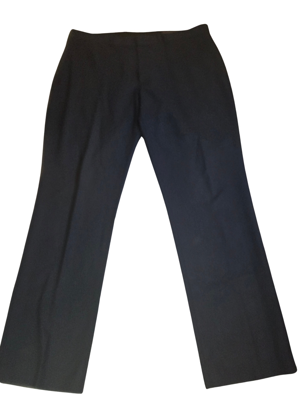 Kenneth Cole Black Straight-Leg Dress Pants